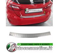 Battivaligia modanatura soglia paraurti acciaio cromo per Opel Crossland X 17-22