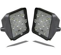Battiwale Kit 2 Fari Da Lavoro LED Super Luminosi 24V 6000K 8mm