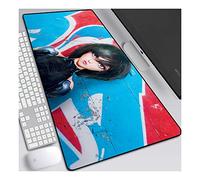 Battle Angel Alita 800x 300mm Tappetino Mouse，Speed Gaming Mousepad， XXL Tappetino per mouse, 3mm Mouse Pad Antiscivolo Fondo in Gomma con Bordi Cuciti, B