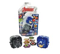 Battle Cubes BAV00000 - Confezione da 2 Avengers Universe, carta roccia, forbici, gioco - Gli stili possono variare