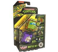Battle Cubes Ninja Turtles Battle Cube - Leonardo Vs Shreder, set da 2 pezzi - Set da combattimento