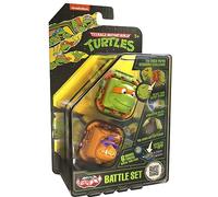 Battle Cubes Ninja Turtles Battle Cube - Michelangelo Vs Bebop, set da 2 pezzi - Set da combattimento