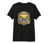 Battle Island State Park New York Camping novità Souvenir Maglietta Premium