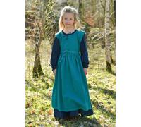 Battle-Merchant Abito Medievale Bambini Lilou Petrol Cotone, Overkleid