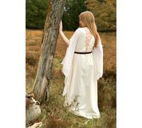 Battle-Merchant Abito Medievale Ingrid Con Lacci Sul Retro, Naturale