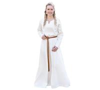 Battle-Merchant - Abito medievale leggero Milla - Abito vichingo da donna - Medioevo, Costume, LARP, Fantasy, naturale, M