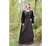 Battle-Merchant Abito Medievale Surcot Andra, Marrone Vestito Vichingo
