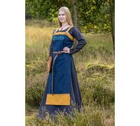 Battle-Merchant Abito Norreno Hilja con Ricami Blu