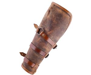 Battle-Merchant Armature Sindri In Pelle Grassa, Marrone, Coppia