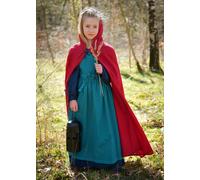 Battle-Merchant Bambini Medioevo Città Capo Paul Colore Rosso, Costume