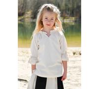 Battle-Merchant Camicetta Medievale Bambini Birga Natur Cotone