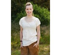 Battle-Merchant Camicia Medievale Maniche Corta Aren Natur Wikinger Donna LARP