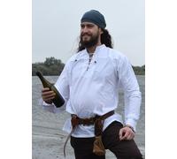 Battle-Merchant Camicia Medioevale Ludwig Bianca LARP Wikinger