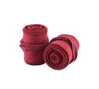 Battle-Merchant Coppia di bigodini medievali per bambini, con motivo a spina di pesce, per pantaloni medievali, BZW. Pantaloni vichinghi, in cotone, grembiule, vichingo, LARP, rosso/vinaccia