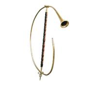 Battle-Merchant Cornu, corno romano in ottone strumento a fiato storico strumento musicale LARP vichingo medievale