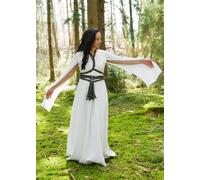 Battle-Merchant Elegantes Kleid Elira Con Maniche Lunghe Natur Per LARP Cosplay