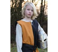 Battle-Merchant Kinder Waffenrock Lucas, Mi-Parti Giallo/Nero, Cotone