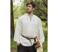 Battle-Merchant Mittelalterhemd Ludwig Natur, Hemd LARP Wikinger