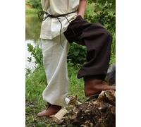 Battle-Merchant Pantaloni Medievali Per Bambini Thore, Marrone/Naturale