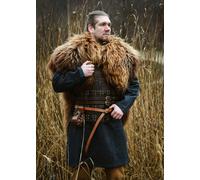 Battle-Merchant Schulterfell, Mantello Pelliccia Berserker Braun