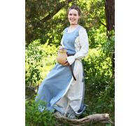 Battle-Merchant senza Maniche Sopravveste Jarle , Scamiciato, Blu-Grigio/Natura