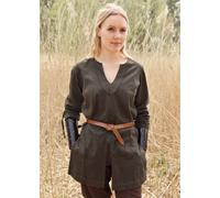 Battle-Merchant Tunica Ylva Donna Viking Olivgrün LARP Medioevo Cotone