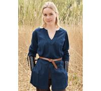 Battle-Merchant Tunica Ylva Viking Donna Blu Medievale LARP Costume