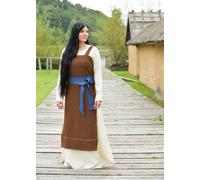 Battle-Merchant Vichingo Schürzenkleid Annik , Diamantköper, Braun