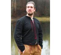 Battle-Merchant Wams Mittelalter Nero con Galloni Nestel, Uomo