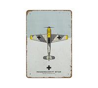Battle of Britain Trilogy World War 2 Fighter Planes Novità Busted Knuckle Garage Welding Shop Retro Tin Metal Sign 20,3 x 30,5 cm Metallo Vintage Insegne Retro Alluminio Regalo Vintage Appeso Parete