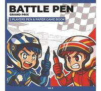 Battle Pen - Grand Prix Rush: 2-Player Pen Racing Game Book | High-Speed Pencil Racing Circuits for Kids, Teens & Adults | Travel-Size Skill & ... Boosts, Hazards, and 50 Grand Prix Circuits