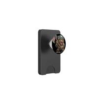 Battle Ready Bear Costume con ascia per gli amanti degli orsi PopSockets PopWallet per MagSafe