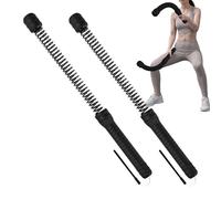 Battle Ropes-2-Part Fitness Rope Workout | Allenamento wireless, corda cordless | Cintura di fitness anti-nodi, non slip, per palestra, programmi di perdita di peso, amante dello sport da cantiere