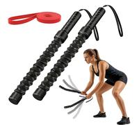 Battle Ropes, corda da combattimento portatile, 2 pezzi, corda per esercizi fisici, corda, corda da combattimento portatile senza corda, corde da battaglia pesanti, per la casa e l'esterno