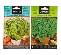 Battle - Semi Aromatici Basilico Gigante Genovesa (Semi - 20-40Cm) & Semi Aromatici Prezzemolo Gigante d'Italia (Semi - 35Cm)