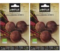 Battle - Semi Ecologici Barbabietola Detroit 2 (125 Semi- Bio) (Confezione da 2)