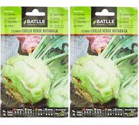 Battle - Semi Ortaggi Cavolo Verza Navone (7000 Semi) (Confezione da 2)