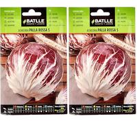 Battle - Semi Ortaggi Radicchio Palla Rossa 5 (3840 Semi) (Confezione da 2)