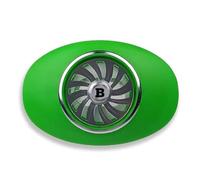 Battle Sports Spinner Oxygen Football - Paradenti da calcio con flusso d'aria superiore e migliori prestazioni, massima protezione e traspirabilità, bocchino da calcio, funziona con bretelle, verde