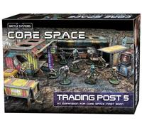 Battle Systems Core Space First Born - Gioco da tavolo in miniatura di fantascienza - Cyberpunk 28mm Figure di fantascienza per Wargame 40K - Terreno di gioco 3D modulare da tavolo - (Trading Post 5)