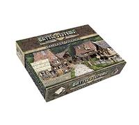 Battle Systems Fantasy Wargames Terrain Village - Multi Level Tabletop War Game Board - Wargaming 40K Universe - BSTFWC001
