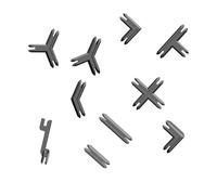 Battle Systems Terrain Plastic Terrain Clips (Grey) - Core Space and SciFi, Fant