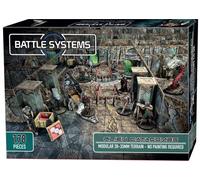 Battle Systems - Terreno fantascientifico modulare da tavolo 3D - Perfetto per miniature e figure da 28 mm-35 mm - Non richiede pittura - Gioco di guerra alieni di fantascienza - (Alien Catacombs)