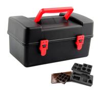 Battle Tops Case, XISTEST Custodia Portaoggetti, Scatola di Trasporto in Plastica Resistente Compatibile con Beyblade Burst Gyro Lanciatore Accessori, con Maniglia per il Trasporto