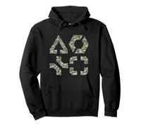 Battlefield Class OCP Army Camouflage Symbol Game Design BF6 Felpa con Cappuccio