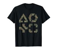 Battlefield Class Woodland Army Camo Symbol Game Design BF6 Maglietta