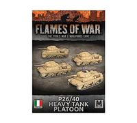 Battlefront Miniatures Flames of War WW2: Italiano - Plotone di carri pesanti P26/40