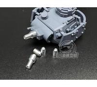 Battleship Q Edition German Medium Tank Panzer III - Pistola in metallo + conchiglie per Meng WWT-005