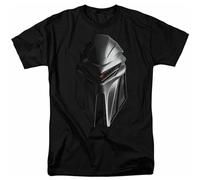 Battlestar Galactica Cylon Head T Shirt Sci-Fi TV Show Tee Black XL
