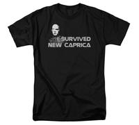 Battlestar Galactica - i Survived Nuovo Caprica - Adulto T-Shirt - Nero